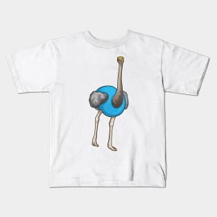 Ostrich Running Fitness Kids T-Shirt